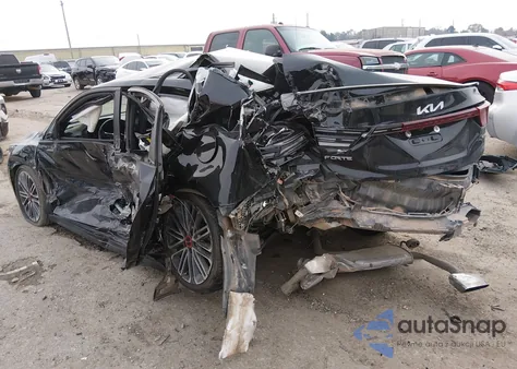 2022 Kia Forte Gt из США, поврежденный, VIN 3KPF44AC0NE447957